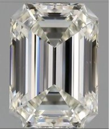Diamond Natural 1,5Ct I-SI1 Emerald - GIA2517625176 1