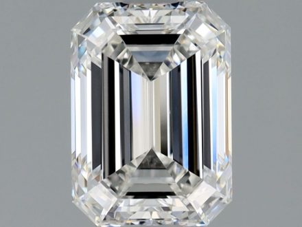 Diamond Natural 1,49Ct F-VVS2 Emerald - GIA7538271184 1