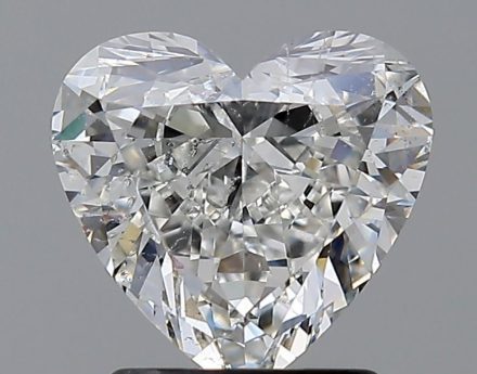 Diamond Natural 1,5Ct G-SI2 Heart - GIA2416015219 1