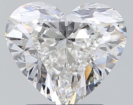 Diamond Natural 1,7Ct F-SI1 Heart - GIA7431003277 1