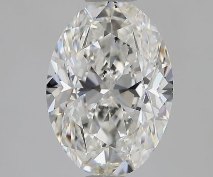 Diamond Natural 1,7Ct G-SI1 Oval - GIA1548501330 1