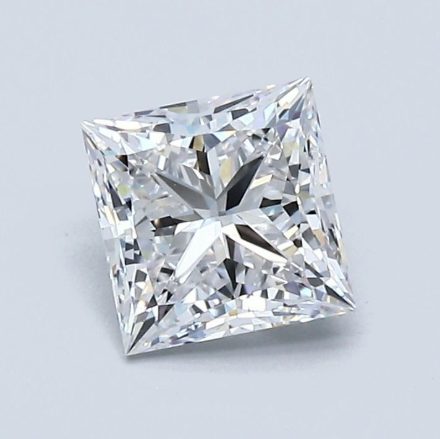 Diamond Natural 1,01Ct E-VS1 Princess - GIA5463821545 1