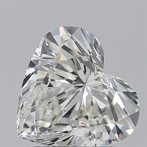 Diamond Natural 1,7Ct J-VVS2 Heart - GIA1543271583 1