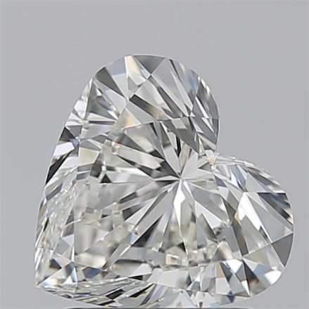 Diamond Natural 1,7Ct J-VVS2 Heart - GIA1543271583 1