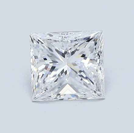 Diamond Natural 1,01Ct E-VVS2 Princess - GIA7511800128 1