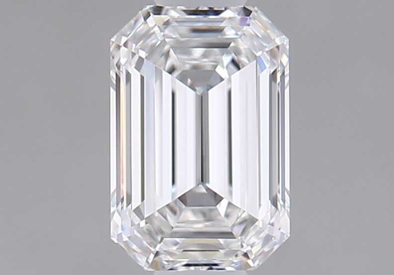 Diamond Natural 0,56Ct F-VVS2 Emerald - GIA6515398228 1