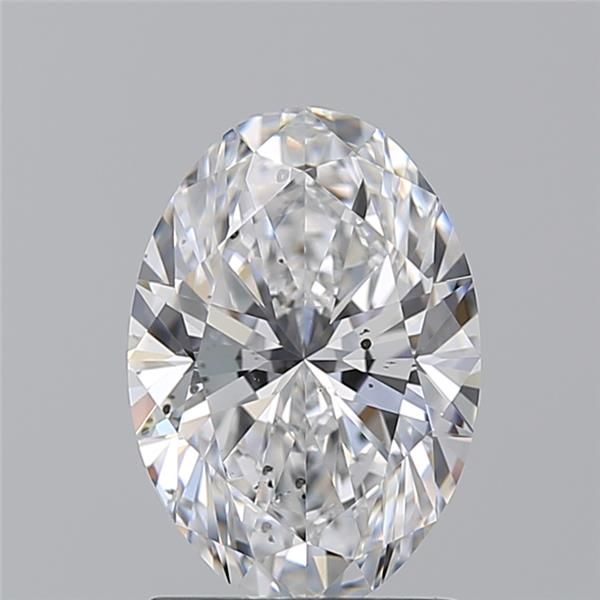 Diamond Natural 1,73Ct D-SI2 Oval - GIA6541376047 1