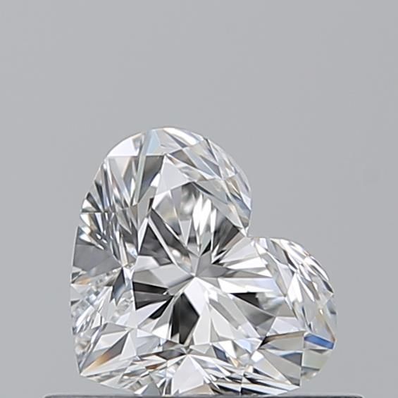 Diamond Natural 0,5Ct F-VVS1 Heart - GIA2537920178 1