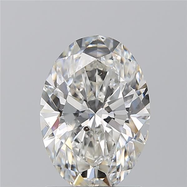 Diamond Natural 1,7Ct G-SI2 Oval - GIA7536451187 1