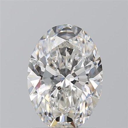 Diamond Natural 1,7Ct G-SI2 Oval - GIA7536451187 1