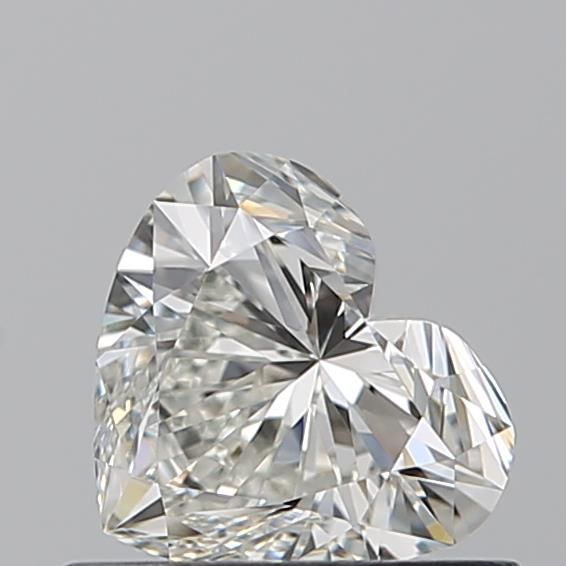 Diamond Natural 0,63Ct I-IF Heart - GIA6542885021 1