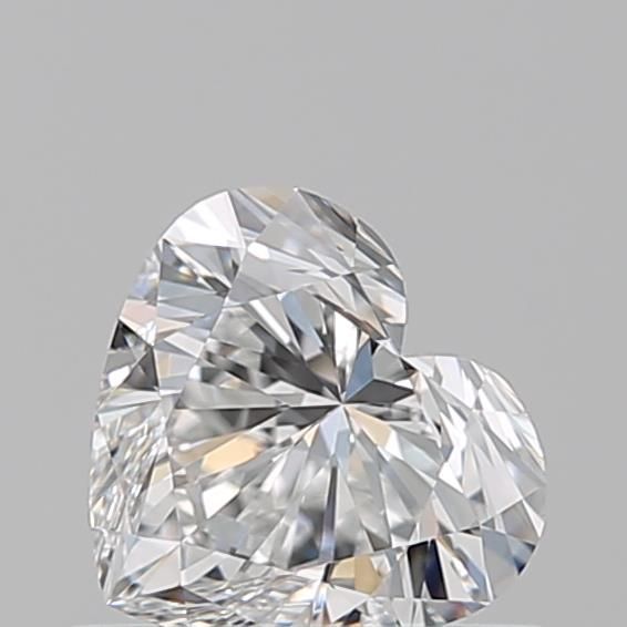Diamond Natural 0,6Ct F-IF Heart - GIA6545851165 1