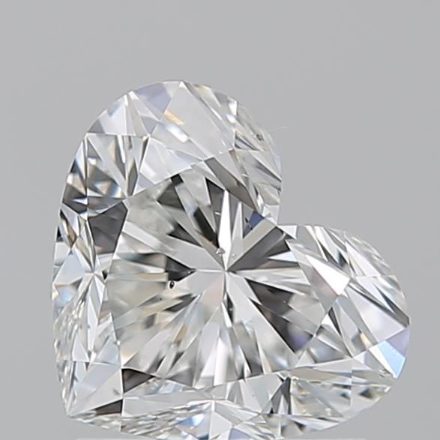 Diamond Natural 1,5Ct G-SI1 Heart - GIA7558169433 1