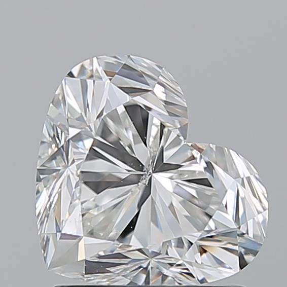 Diamond Natural 1,51Ct G-SI2 Heart - GIA6541179721 1
