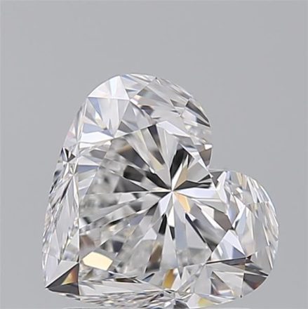 Diamond Natural 1,7Ct E-VVS2 Heart - GIA2547760128 1