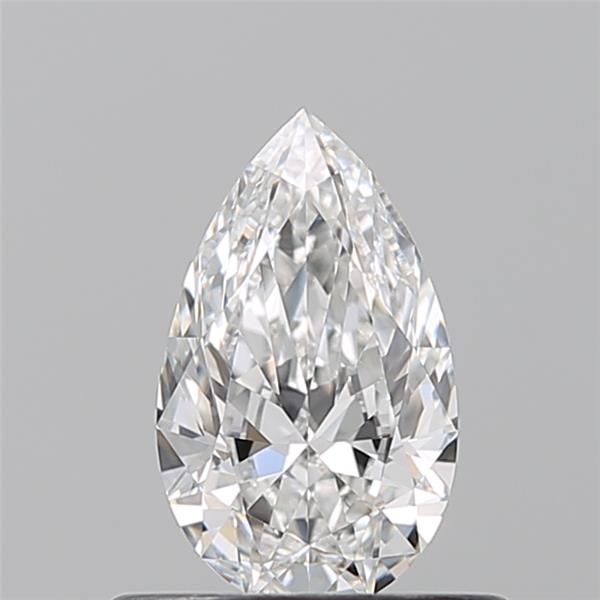 Diamond Natural 0,52Ct F-IF Pear - GIA7542531340 1