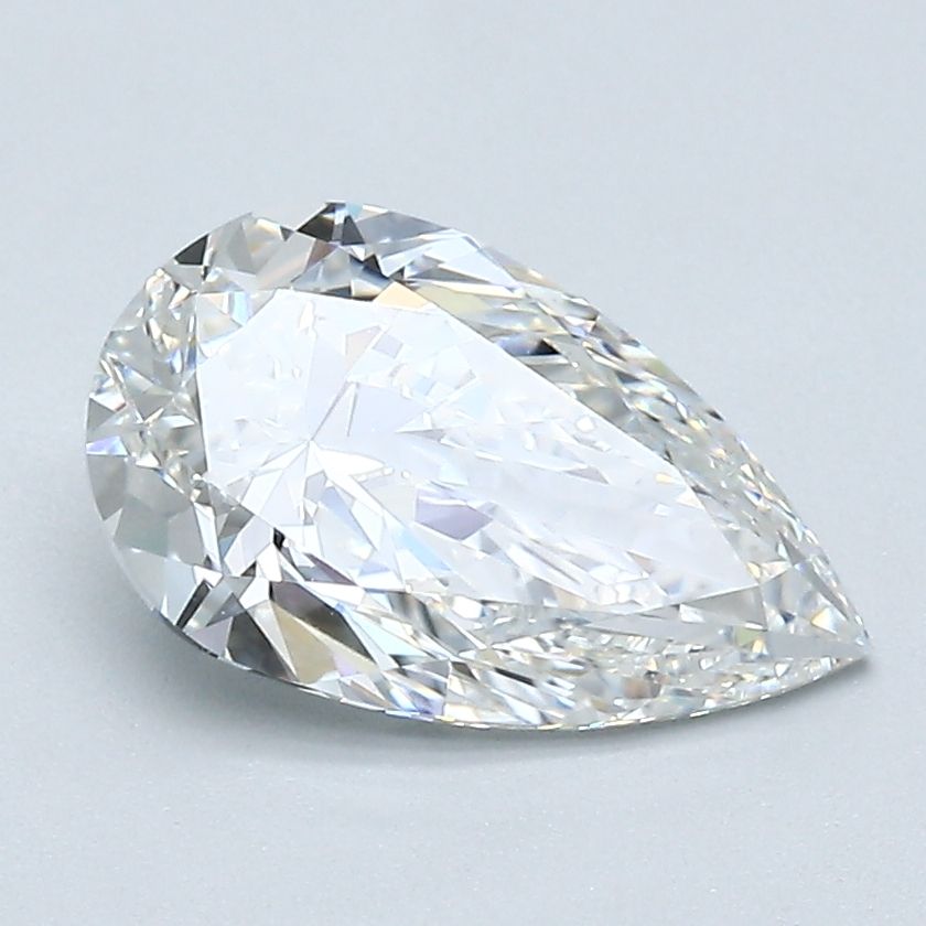 Diamond Natural 1,7Ct F-VVS2 Pear - GIA2494512402 1