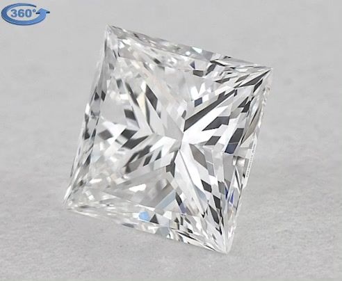 Diamond Natural 0,7Ct E-VS1 Princess - GIA6322081429 1
