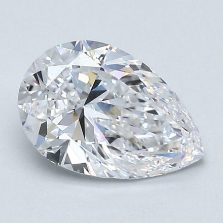 Diamond Natural 1,25Ct D-VVS1 Pear - GIA7522813496 1