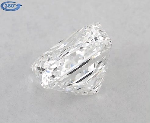Diamond Natural 0,91Ct F-VS1 Princess - GIA5373881492 1