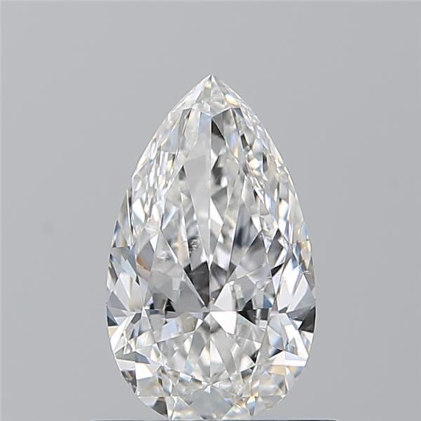 Diamond Natural 0,8Ct F-SI1 Pear - GIA7542351386 1