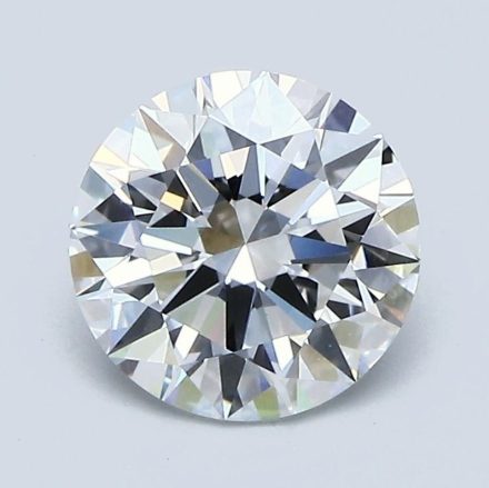 Diamond Natural 1,57Ct F-VVS2 Round - GIA6531320350 1