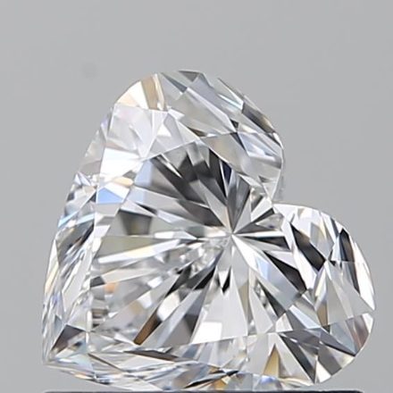 Diamond Natural 0,9Ct D-VVS2 Heart - GIA7548428574 1