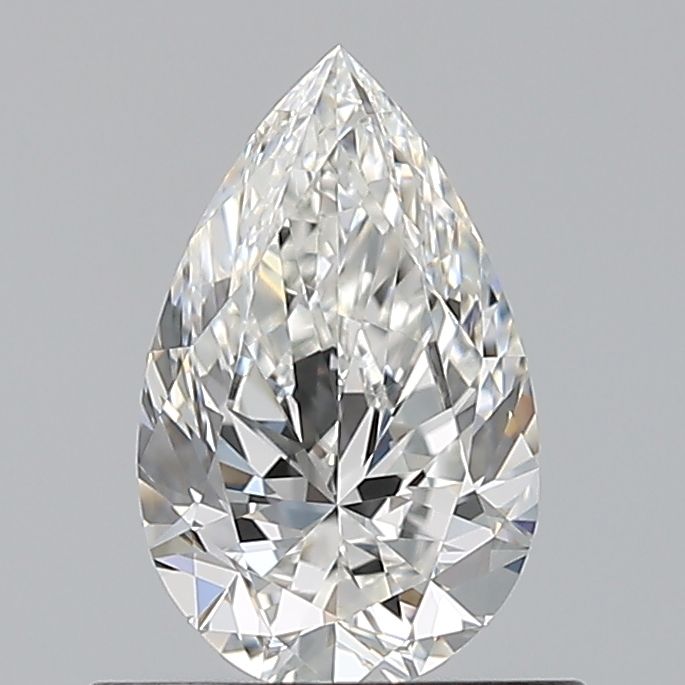 Diamond Natural 0,62Ct F-IF Pear - GIA2546049426 1