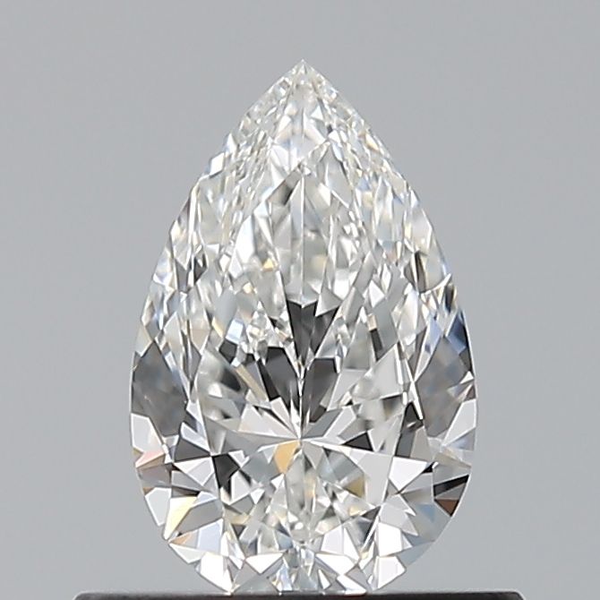 Diamond Natural 0,54Ct F-IF Pear - GIA6532435723 1