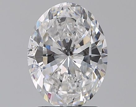 Diamond Natural 1,9Ct D-SI2 Oval - GIA7411923570 1