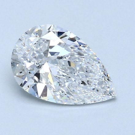 Diamond Natural 1,7Ct D-SI2 Pear - GIA6445470690 1