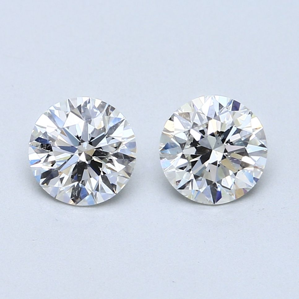 Diamond Natural 0,8Ct I-SI2 Round - GIA6512710019 1