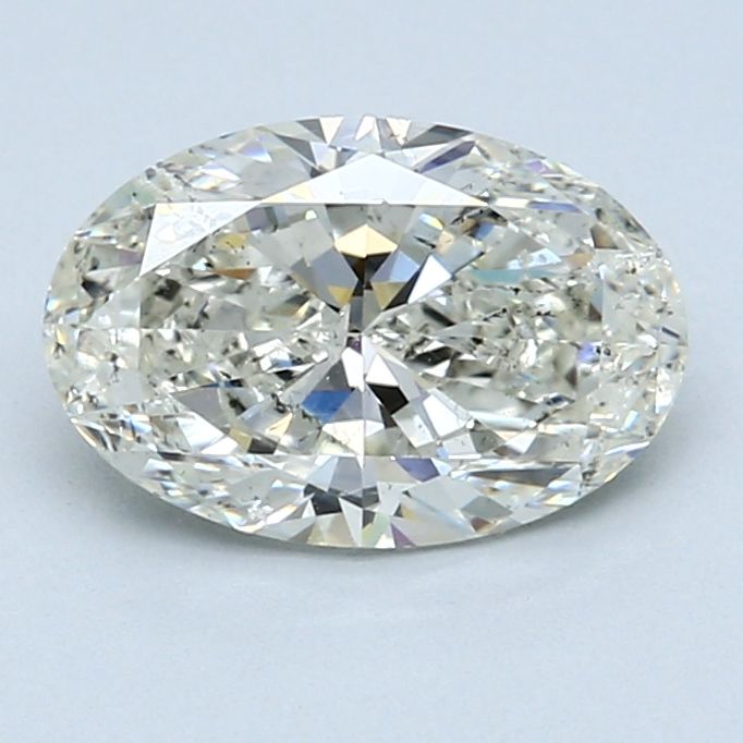 Diamond Natural 1,81Ct J-SI2 Oval - GIA5436285442 1