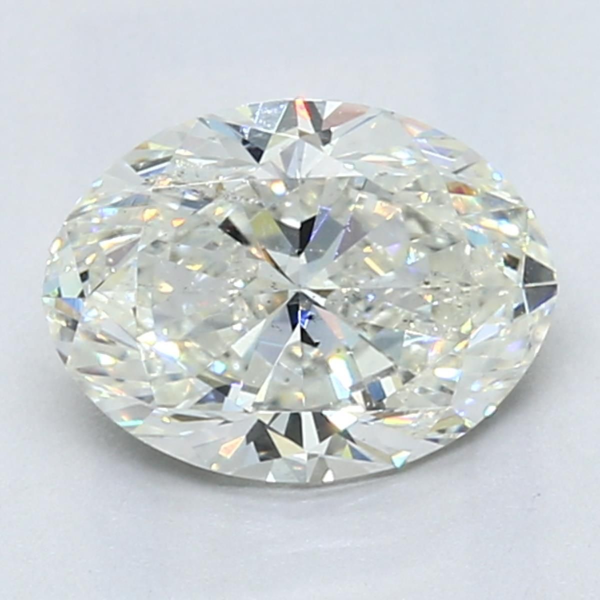 Diamond Natural 1,7Ct J-SI2 Oval - GIA7458084126 1