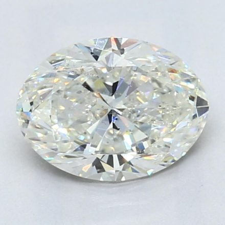 Diamond Natural 1,7Ct J-SI2 Oval - GIA7458084126 1