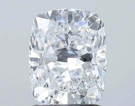 Diamond Natural 1,72Ct D-SI2 Cushion - GIA7548880680 1