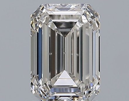 Diamond Natural 1,7Ct H-SI1 Emerald - GIA1543187008 1