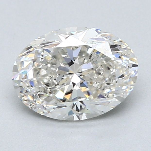 Diamond Natural 1,71Ct H-SI2 Oval - GIA7538020481 1