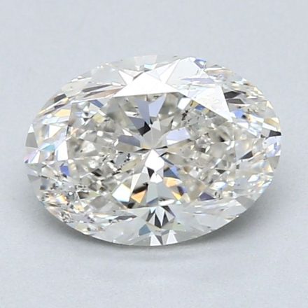 Diamond Natural 1,71Ct H-SI2 Oval - GIA7538020481 1