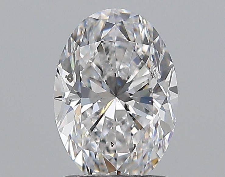 Diamond Natural 1,51Ct D-SI2 Oval - GIA7538460899 1
