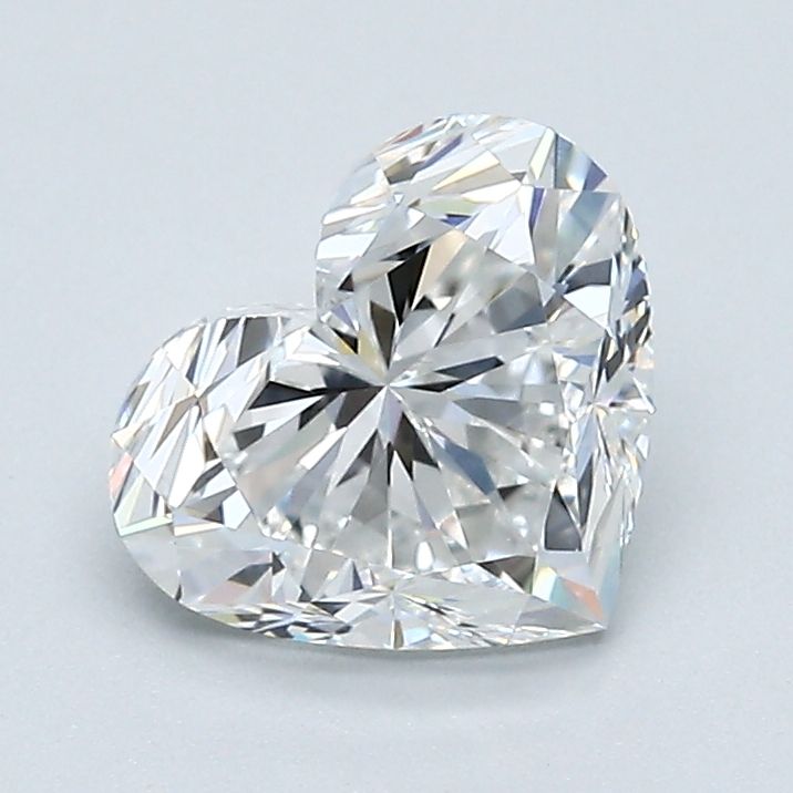 Diamond Natural 1,7Ct F-VVS2 Heart - GIA7491025347 1