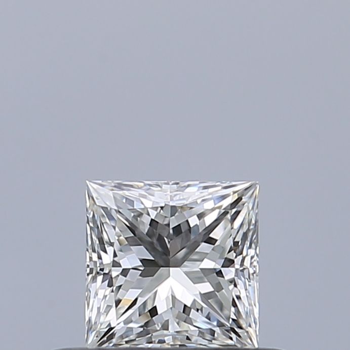 Diamond Natural 0,35Ct F-IF Princess - GIA6555165504 1