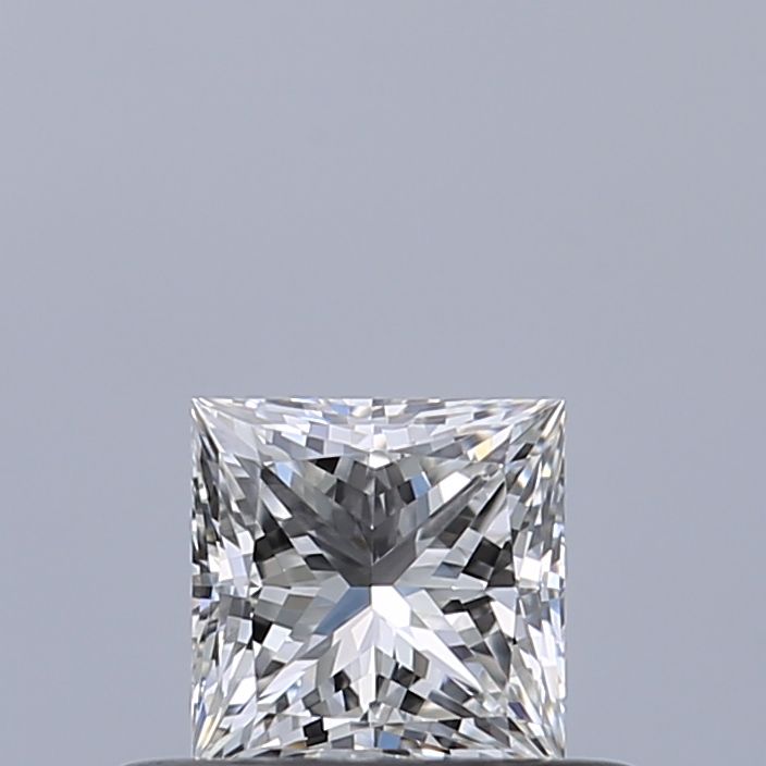 Diamond Natural 0,37Ct F-VVS1 Princess - GIA6555191512 1
