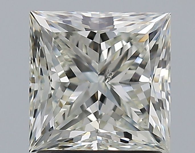 Diamond Natural 1,7Ct K-SI2 Princess - GIA7531648107 1