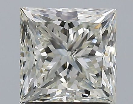 Diamond Natural 1,7Ct K-SI2 Princess - GIA7531648107 1