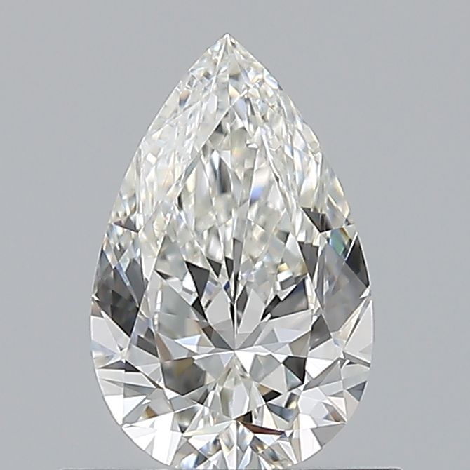 Diamond Natural 0,6Ct H-VVS1 Pear - GIA7542334693 1