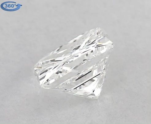 Diamond Natural 0,67Ct H-VS1 Princess - GIA6224057281 1