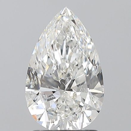 Diamond Natural 1,7Ct H-SI2 Pear - GIA1535416235 1