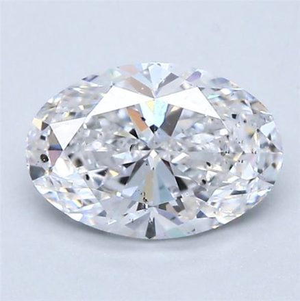 Diamond Natural 1,2Ct D-SI2 Oval - GIA7526737091 1