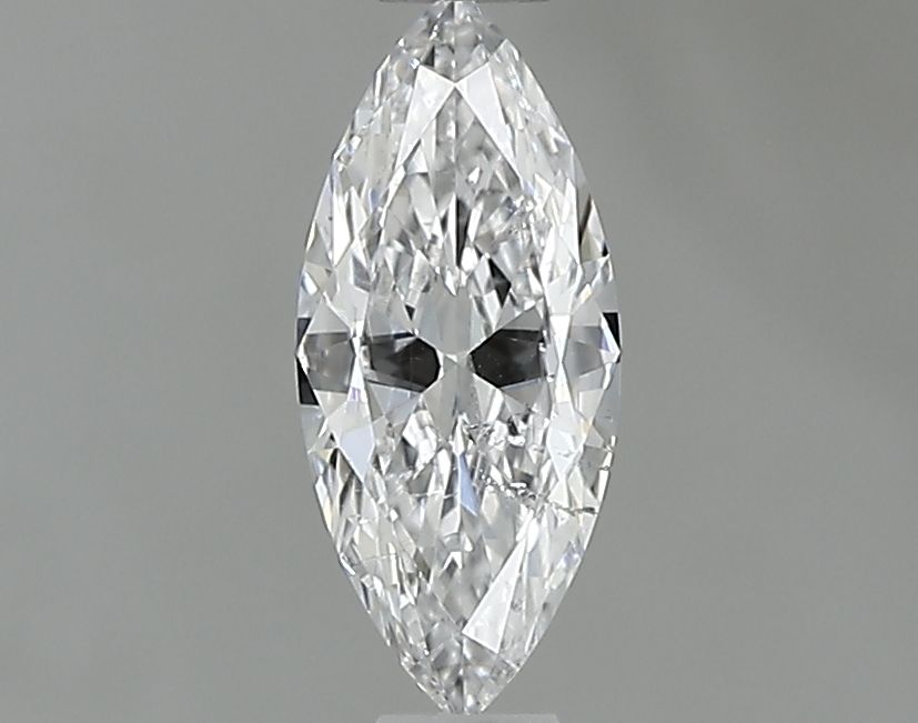 Diamond Natural 0,4Ct D-SI2 Marquise - GIA7548493927 1